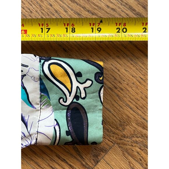 ZARA Multicolor Paisley Midi Wrap Tie Up Dress Women's Size Small - Picture 13 of 13